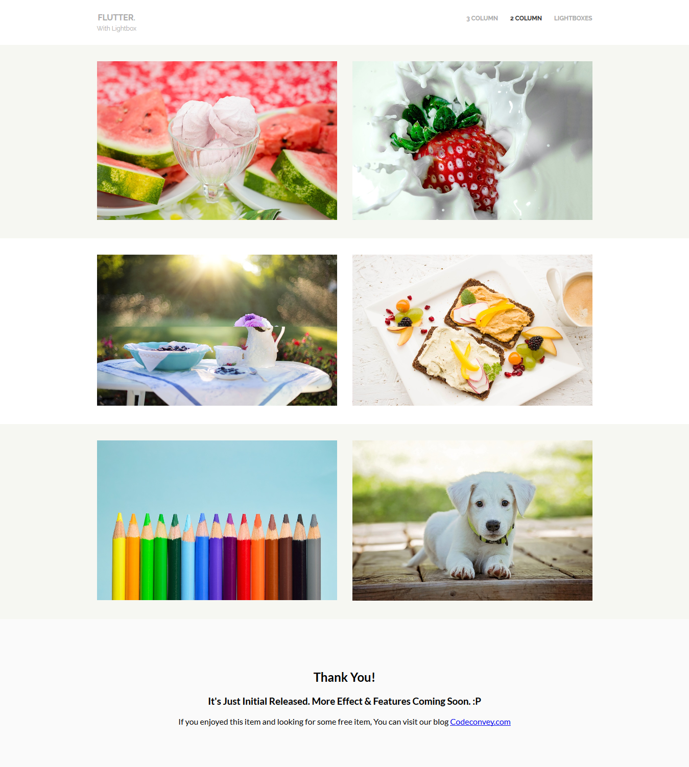 Flutter css image hover effects lightbox by reverietech codecanyon